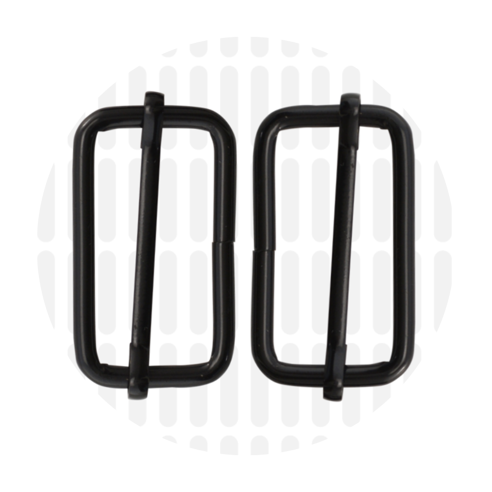 Schuifgesp 38mm ZZ - Zwart