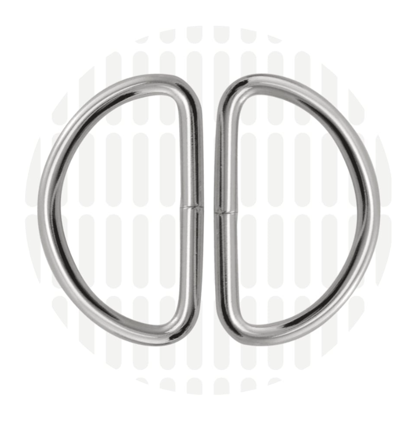 D-ring 38mm ZZ - Zilver