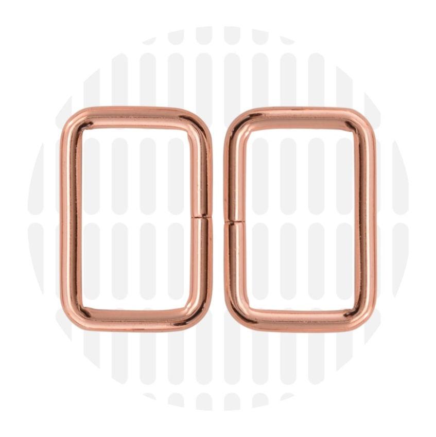 Rechthoekige ring 32mm ZZ - Koper