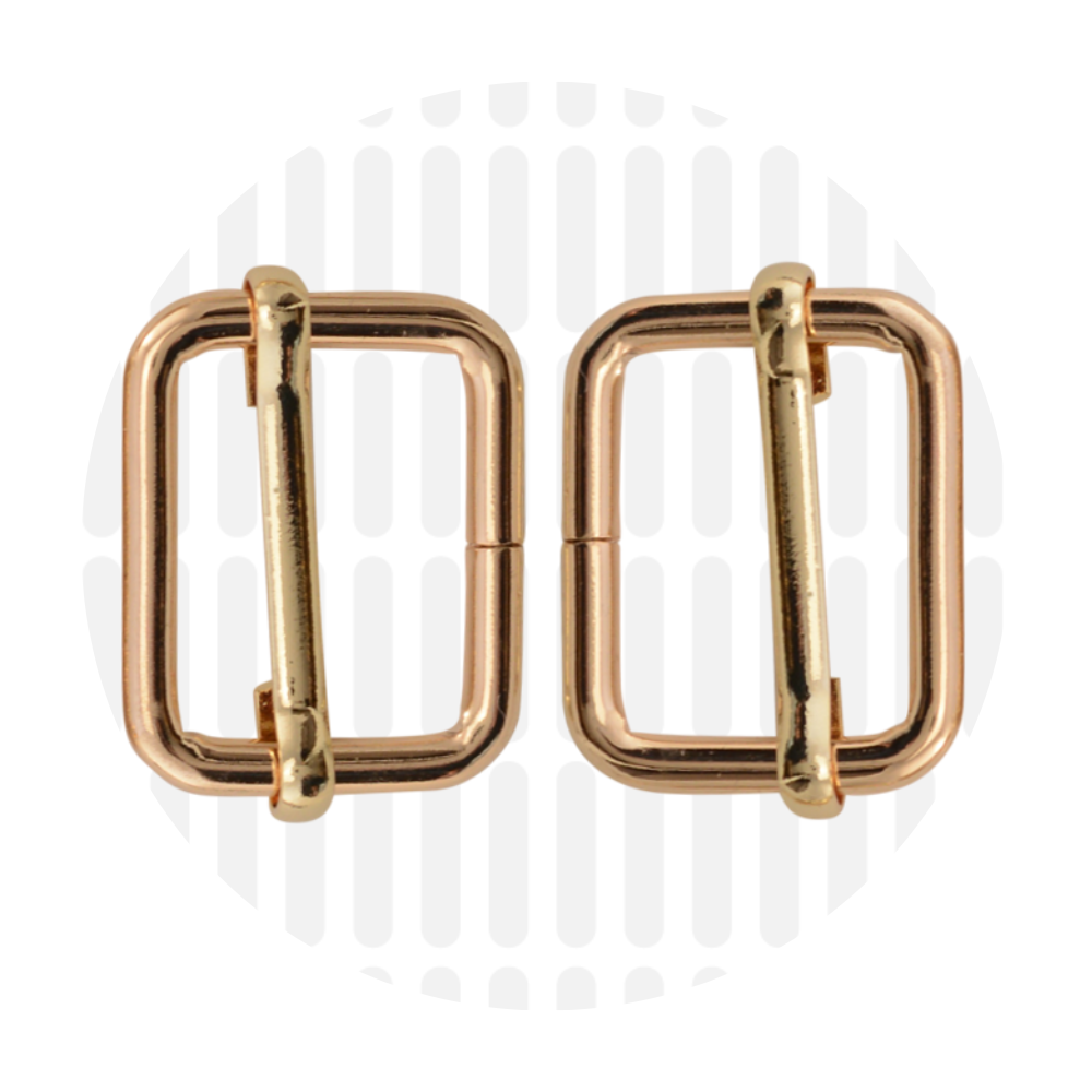 Schuifgesp 25mm ZZ - Goud