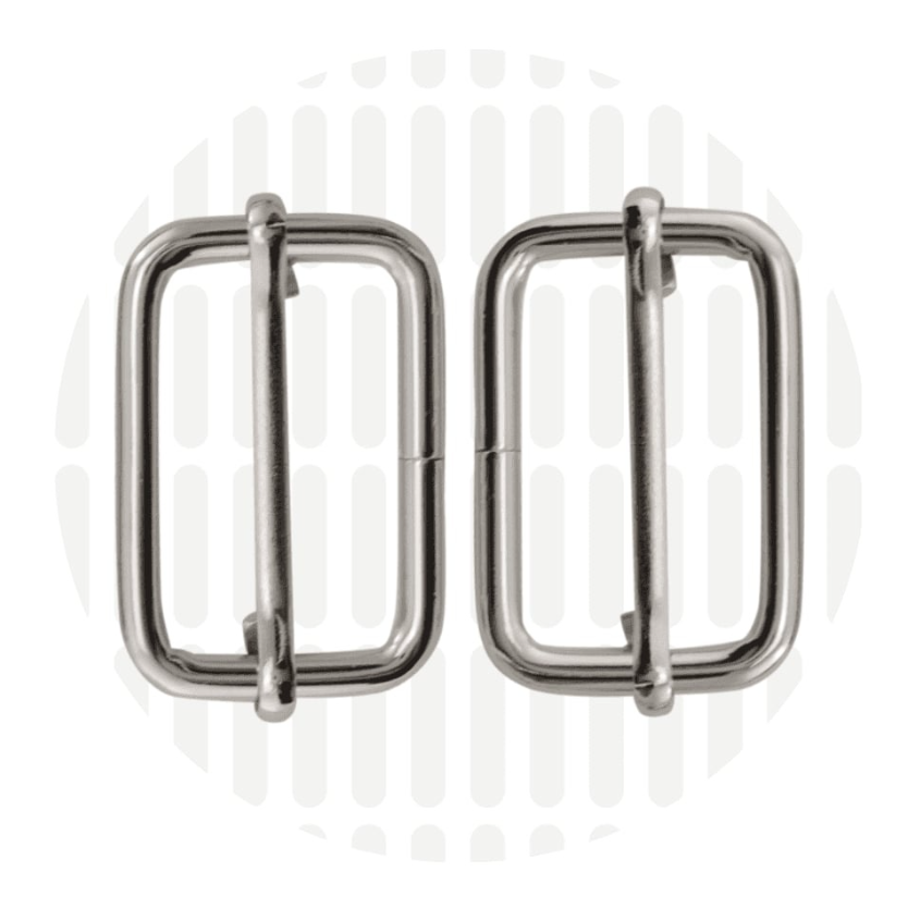 Schuifgesp 32mm ZZ - Zilver