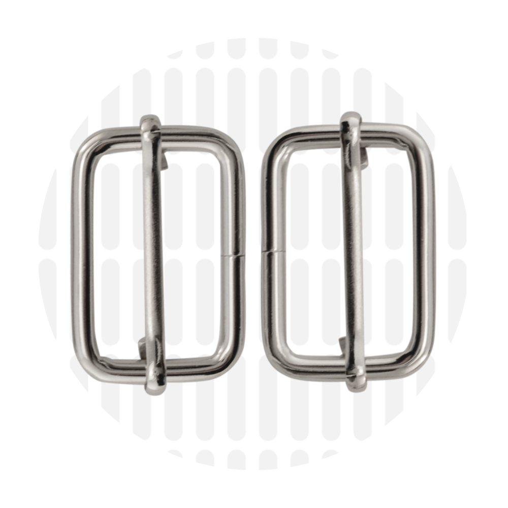 Schuifgesp 32mm ZZ - Zilver