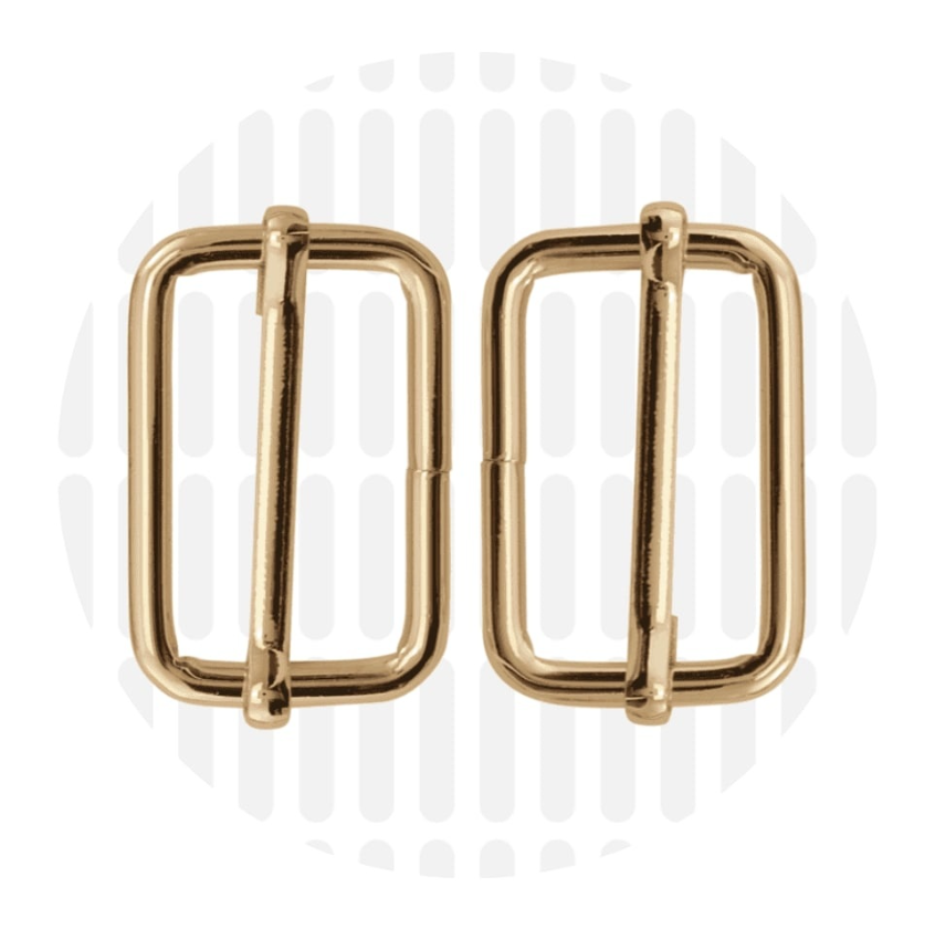 Schuifgesp 38mm ZZ - Goud