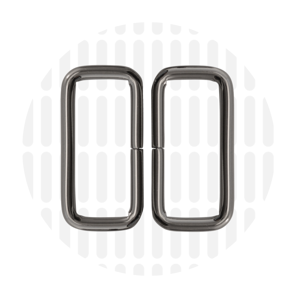 Rechthoekige ring 38mm ZZ -Gunmetal