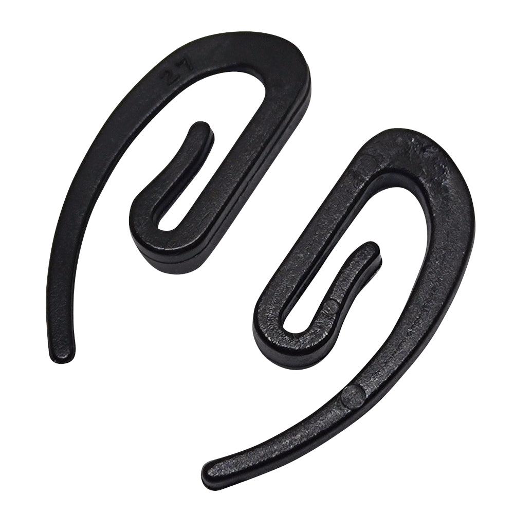 Gordijnhaak zwaar kunststof - Zwart