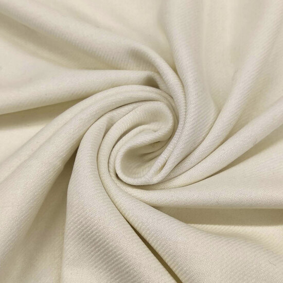 Damesstof - Ecru wol nathalie