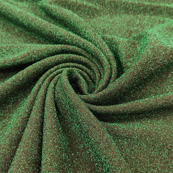 Tricot - Glitter grasgroen nathalie