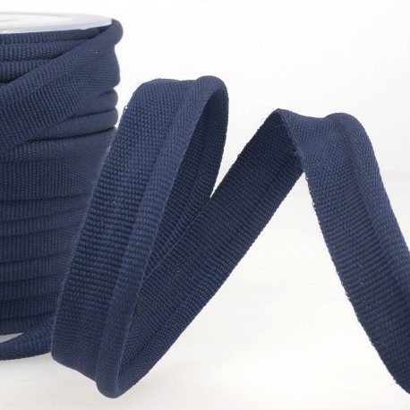 Paspelband - dik keper donkerblauw 27