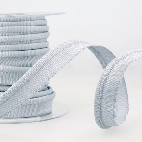 Paspelband - dik keper grijs 31