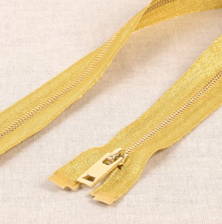 Rits metaal deelbaar 60cm - Goud 100