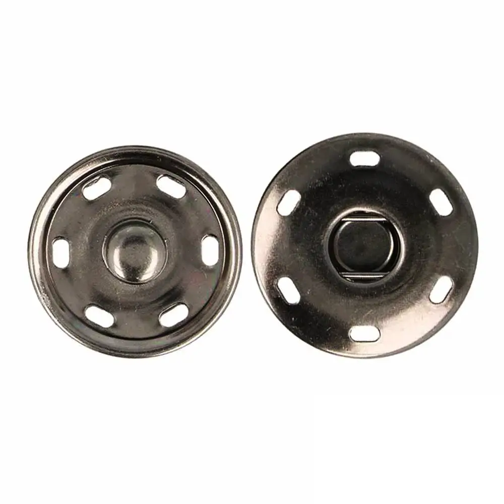 Drukknoop aannaaibaar 25mm - gunmetal zwart