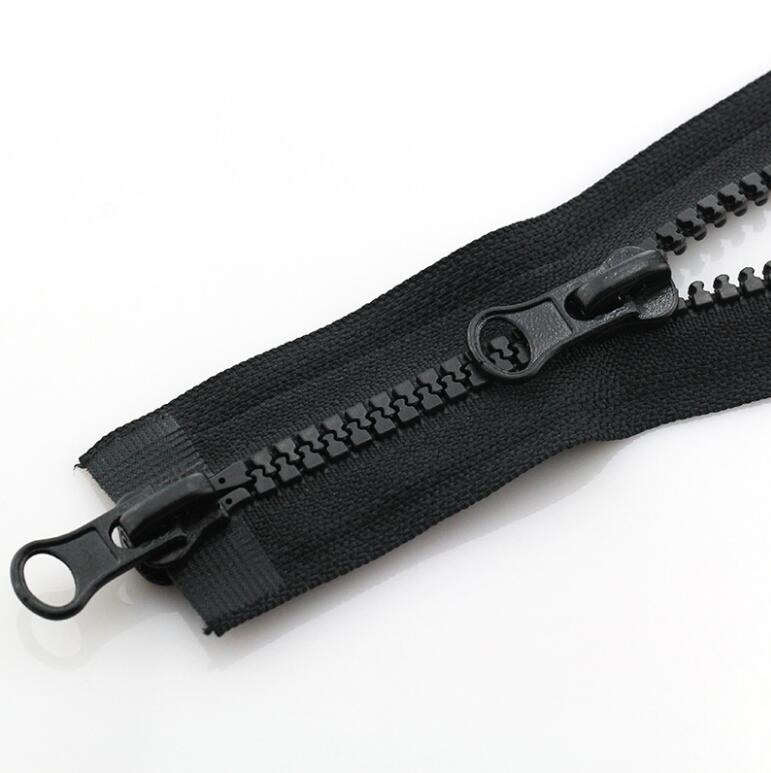 Rits bloktand dubbel deelbaar 80cm - Zwart