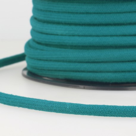 Katoen koord 8mm - petrol 026