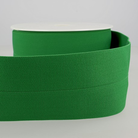 Vouwelastiek 60mm - emerald groen 67