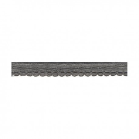 Lingerie elastiek 10mm met boogjes - grijs 33