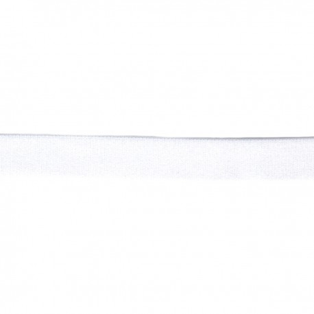 Lingerie elastiek glans 15mm - wit 1