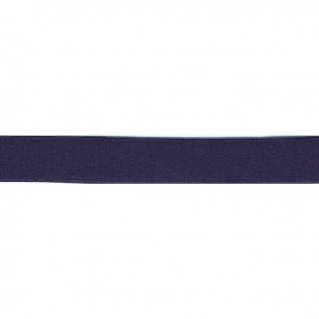 Lingerie elastiek glans 15mm - donkerblauw 23