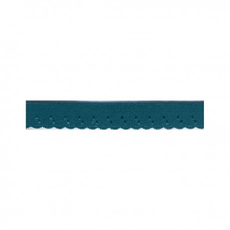 Lingerie vouwelastiek 11mm - petrol 26