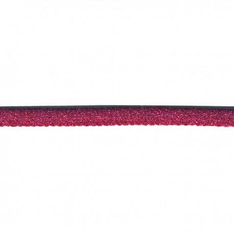 Koord glitter 6mm - fuchsia 78