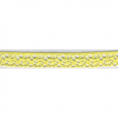 Kanten lint 12mm - geel 79