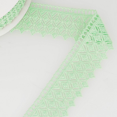 Broderie diamant 40mm - muntgroen 10