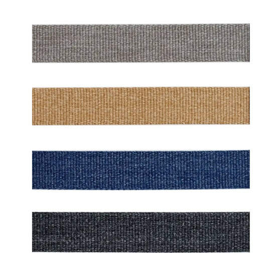 Tassenband 30mm - gemeleerd donkergrijs
