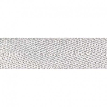 Keper 14mm visgraat glans - Zilver 101