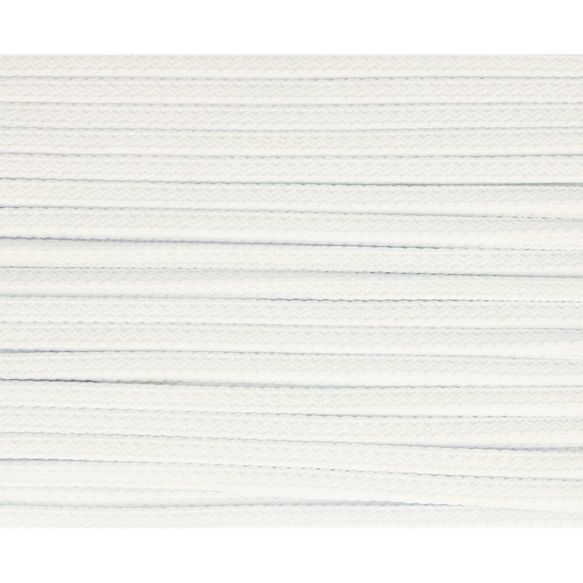 Vierkant koord 5mm - wit 1