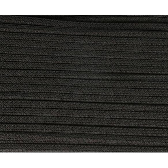 Vierkant koord 5mm - zwart 2