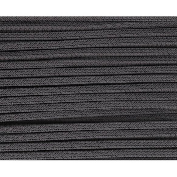 Vierkant koord 5mm - donkergrijs 5