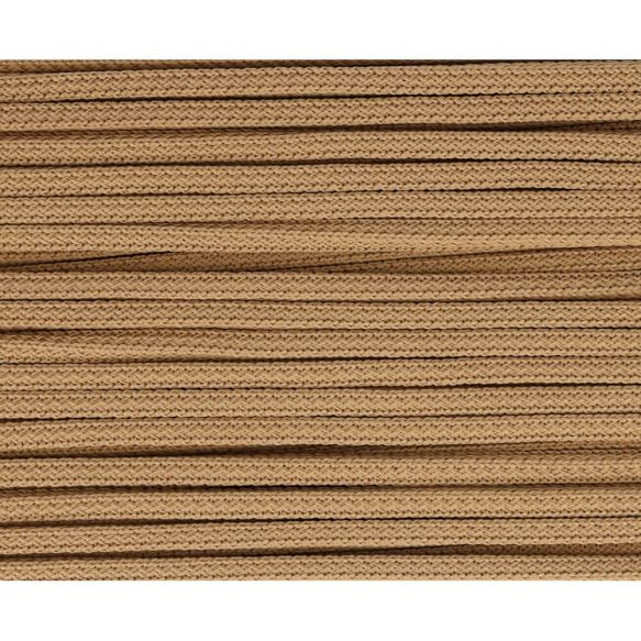 Vierkant koord 5mm - beige 9