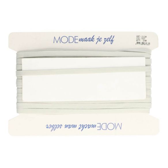 Veterband dubbeldik 9mm - lichtgrijs 7