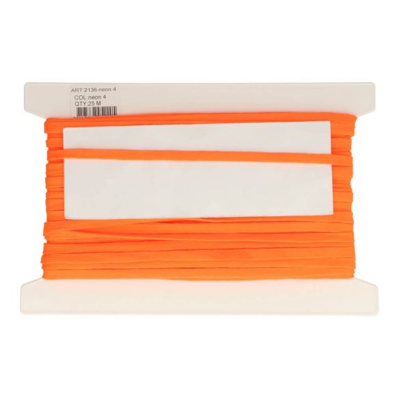 Veterband dubbeldik 9mm - fluo oranje 4