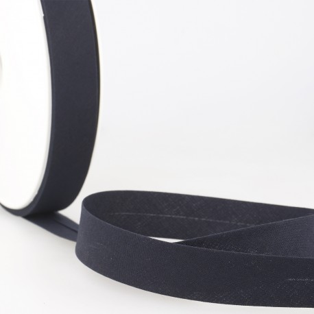Biais katoen 27mm - marineblauw 227