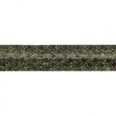 Biais glitter metallic 20mm - goud 3