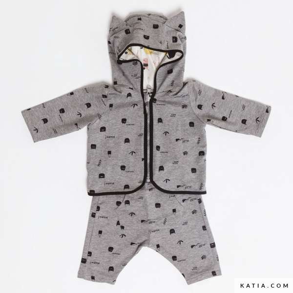 Katia - Sweatshirt met rits en broek