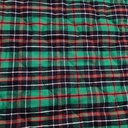 Matelasse - Wol groene tartan