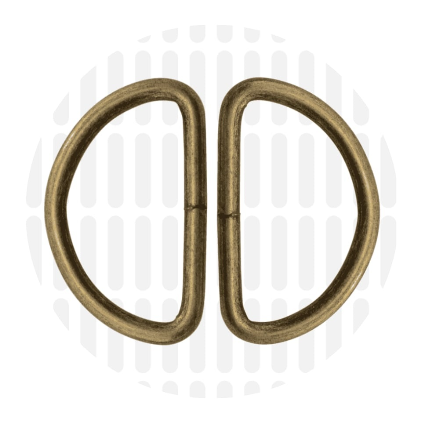 D-ring 38mm ZZ - Messing