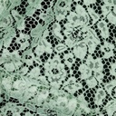 Kant 1 - Grijsgroen gebloemd