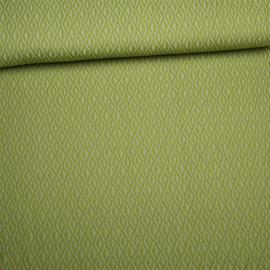 Jacquard tricot - Lime green triangle