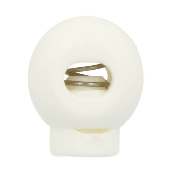 Koordstopper bol 5mm - wit 009