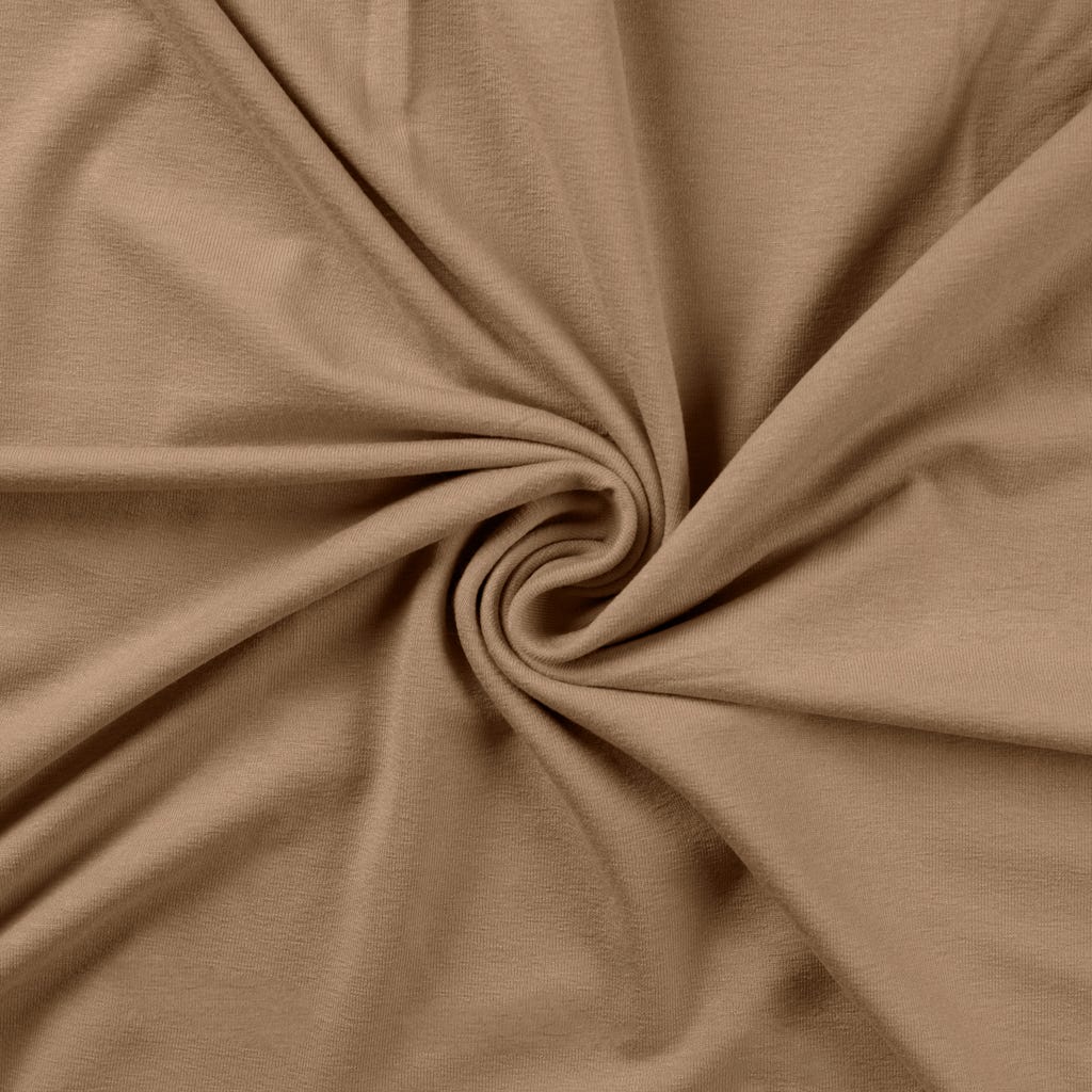 Tricot viscose - Donkerbeige 548