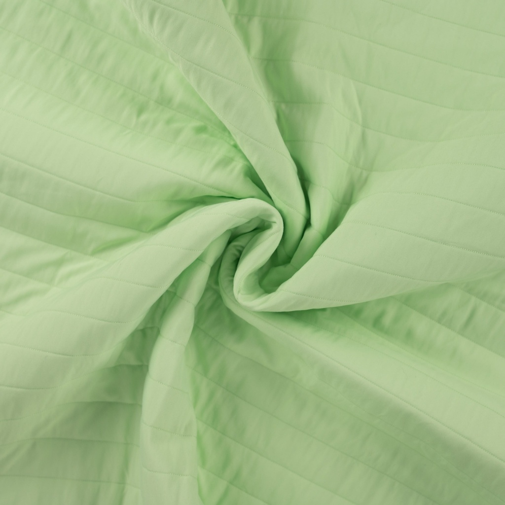 Matelasse - Stripe quilt mintgroen