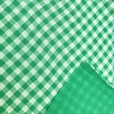 Double gauze - Groene vichy