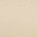 Stretch badstof - Ecru met bloem 