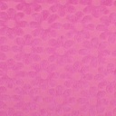 Stretch badstof - Roze met bloem 