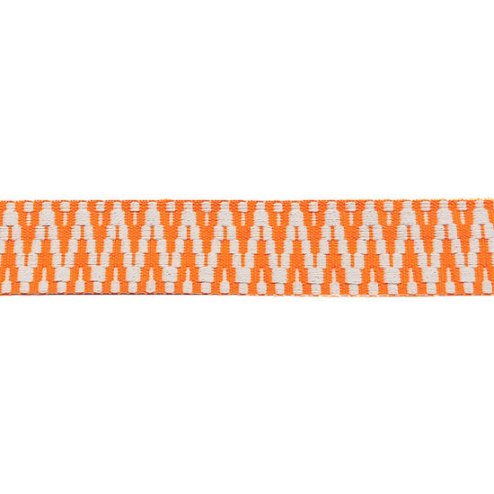Tassenband 40 mm - Aztec fluo oranje
