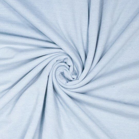 French terry - light denim blauw 799