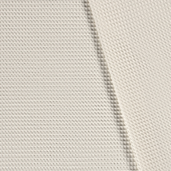 Gewafeld katoen 2 - Ecru 51