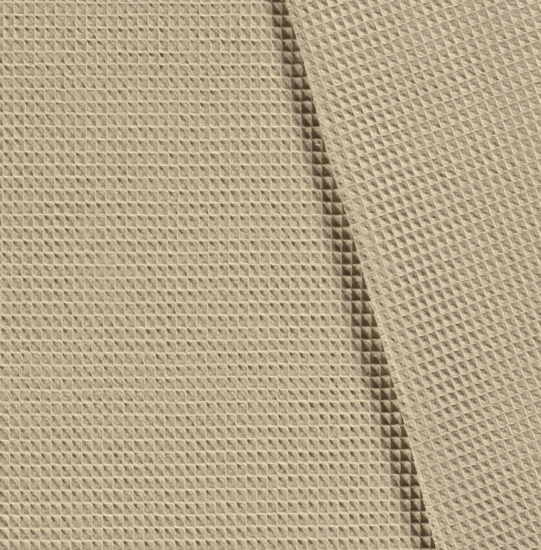 Gewafeld katoen 2 - Zandbeige 52
